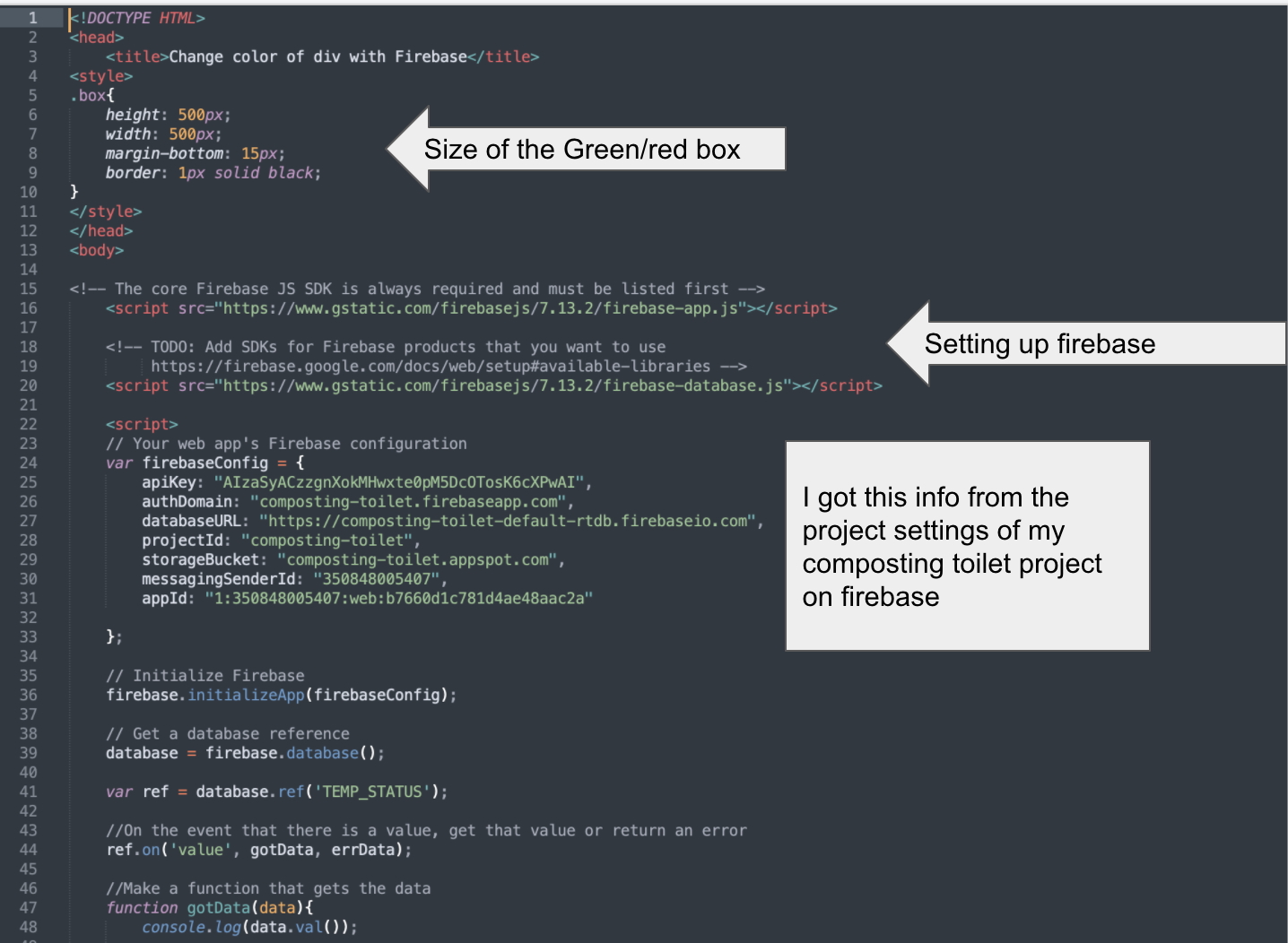 html code